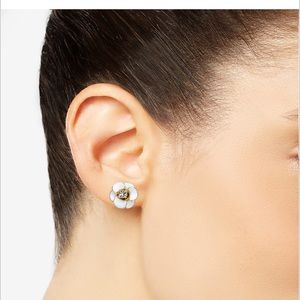 Kate Spade New York 14k gold flower stud earrings